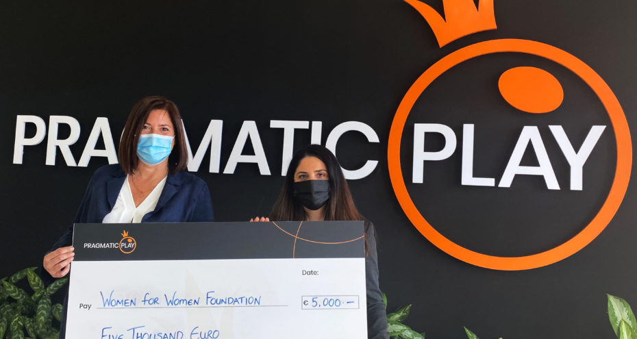 A Pragmatic Play doou € 5.000 para a fundação Women for Women