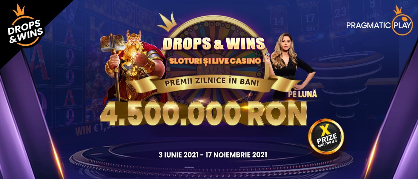 what are drops and wins slots