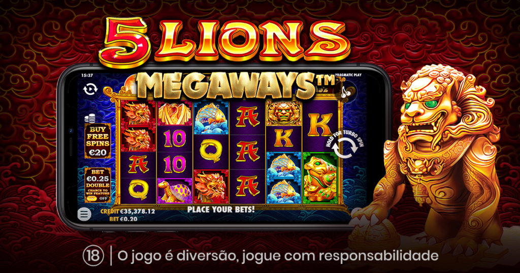 Pragmatic Play lança nova aventura em 5 Lions Megaways™