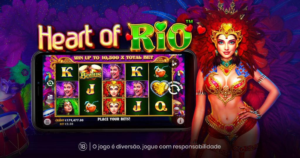 Novo slot Heart of Rio da Pragmatic Play 