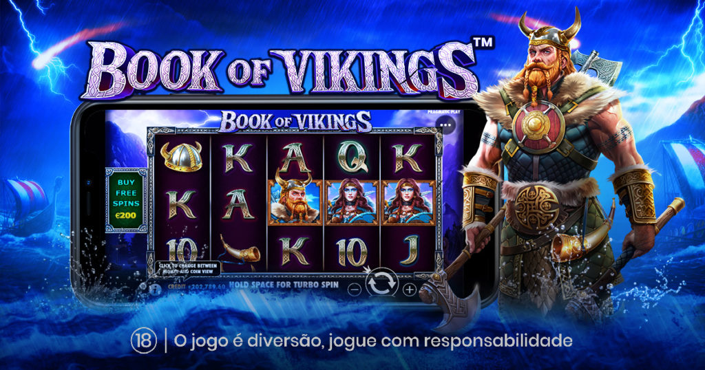 Pragmatic Play lança novo jogo Book of Vikings