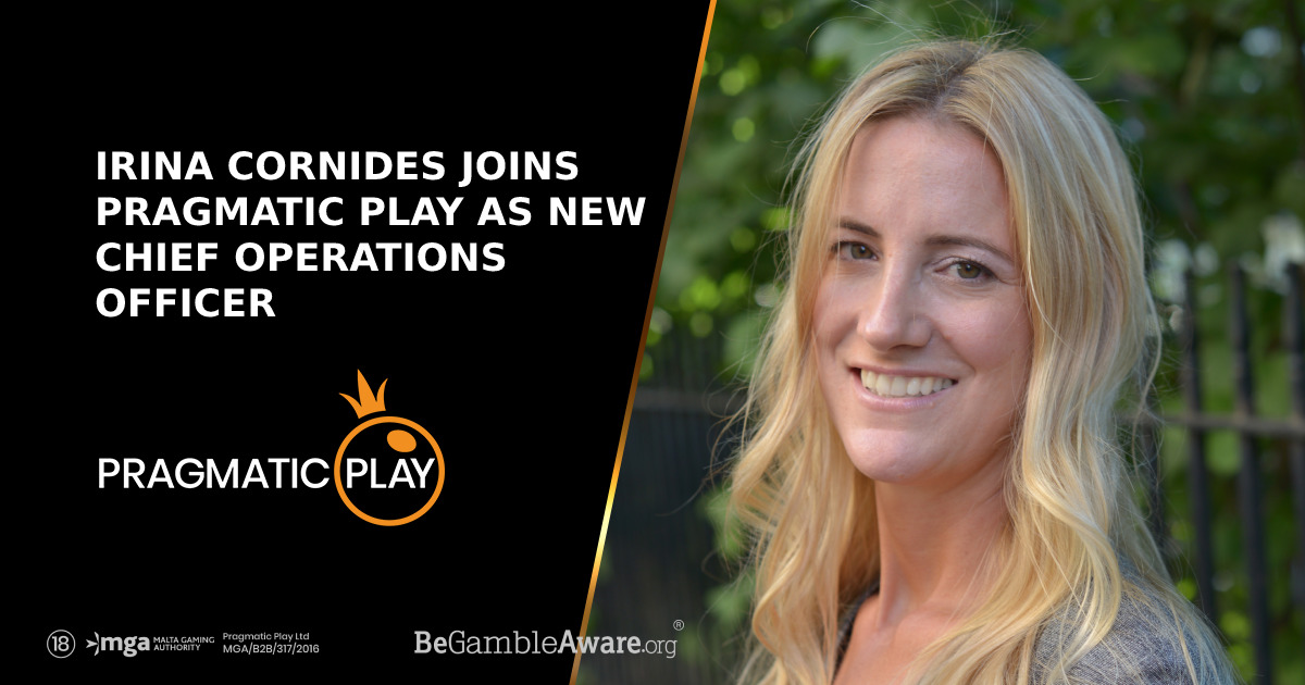 PRAGMATIC PLAY BRINGS IN IRINA CORNIDES AS COO TO AID CONTINUED EXPANSION IN 2022