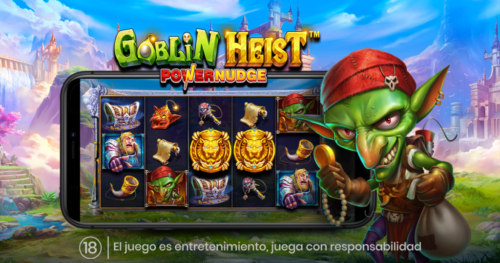 A Pragmatic Play convida os seus jogadores a um reino repleto de aventuras, no seu novo título: Goblin Heist Powernudge™.