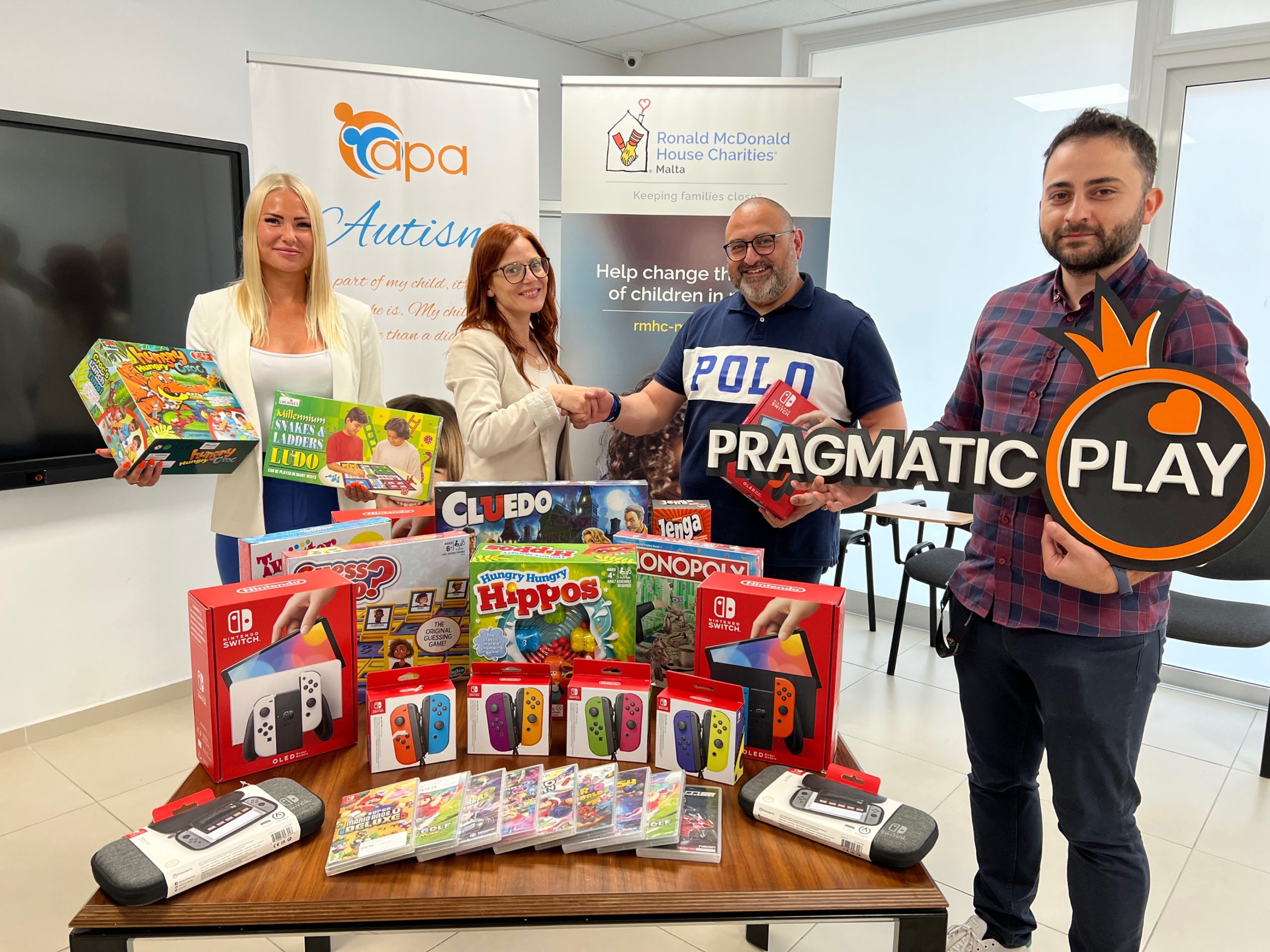 PRAGMATIC PLAY DONATES €18,000 TO TWO AUTISM CHARITIES DURING WORLD AUTISM AWARENESS MONTH
