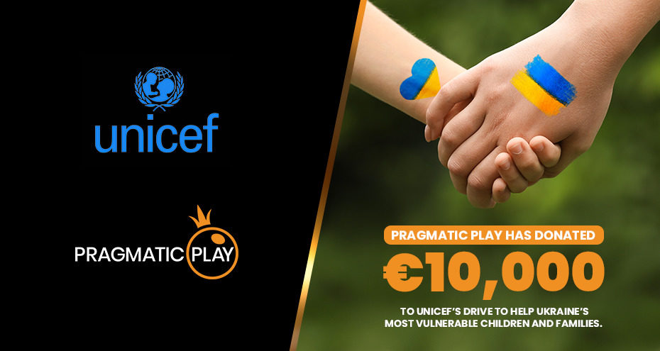 PRAGMATIC PLAY LAHJOITTI 10 000 € UNITED NATIONS CHILDREN’S FUND -JÄRJESTÖLLE 