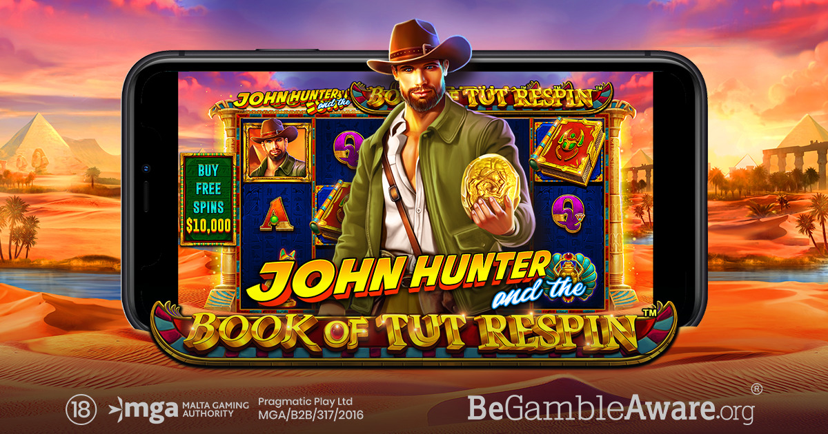 PRAGMATIC PLAY REVOLUTIONISES A POPULAR TITLE IN JOHN HUNTER AND THE BOOK OF TUT RESPIN™