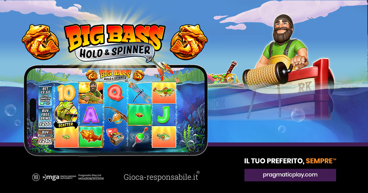 PRAGMATIC PLAY AGGIUNGE NUOVE FUNZIONI A BIG BASS HOLD & SPINNER™  