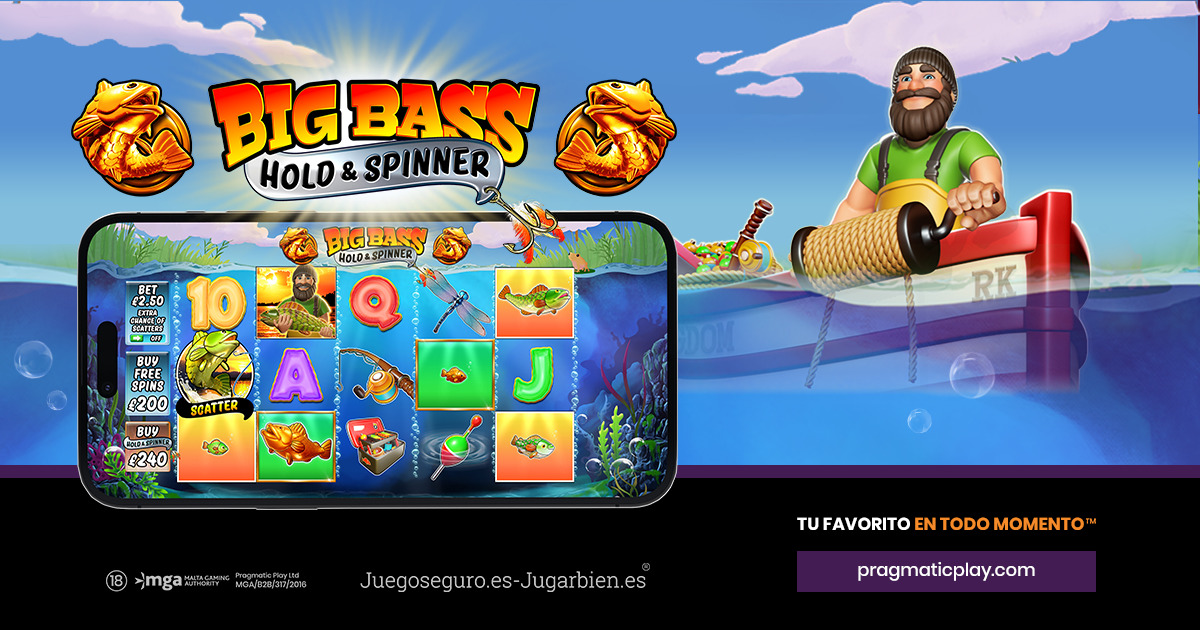 LOS CARRETES DE PRAGMATIC PLAY CON MÁS CARACTERÍSTICAS EN BIG BASS HOLD & SPINNER™ 