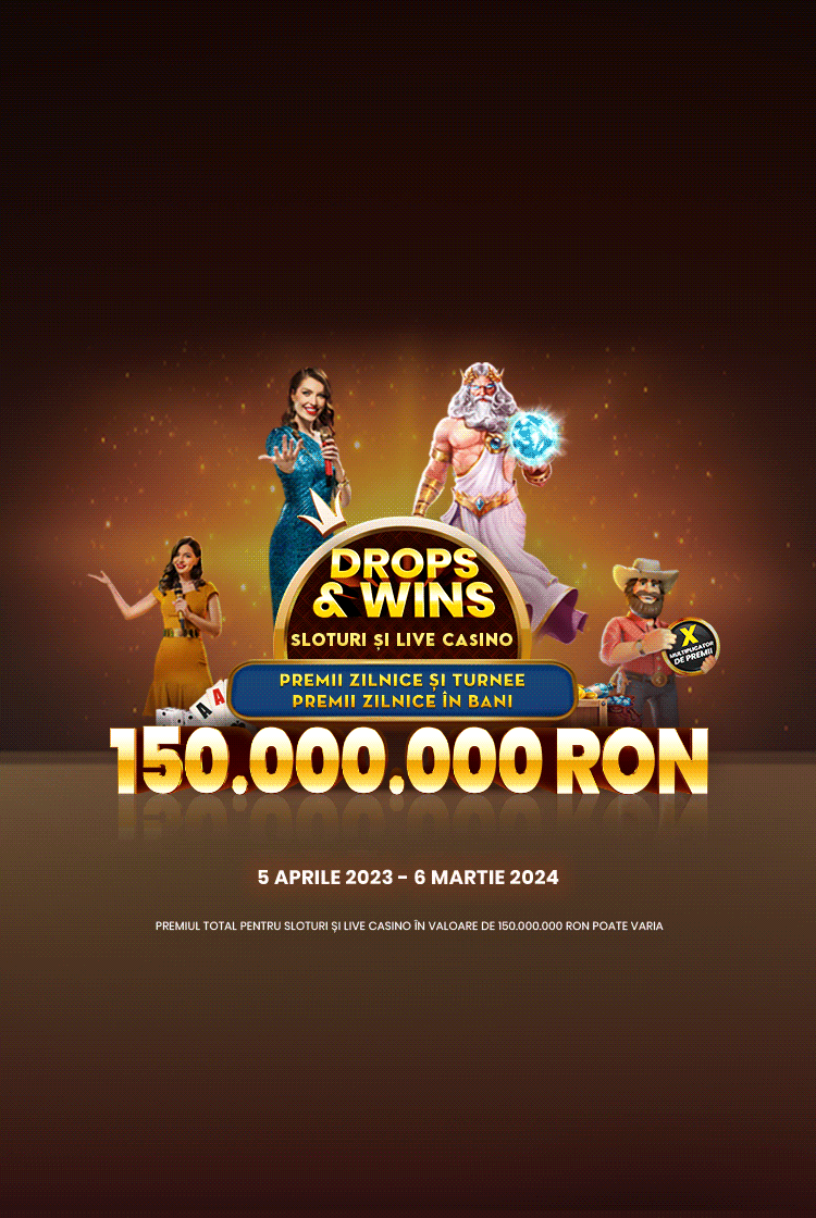 Drops and Wins mobile banner