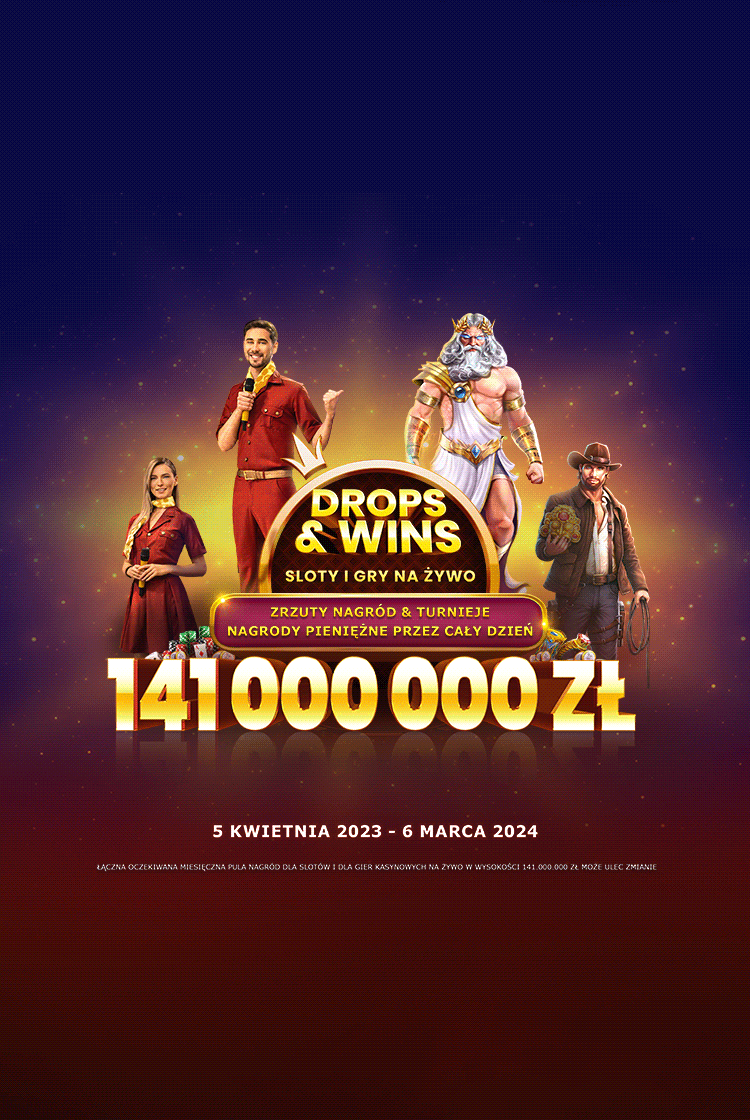 Drops and Wins mobile banner