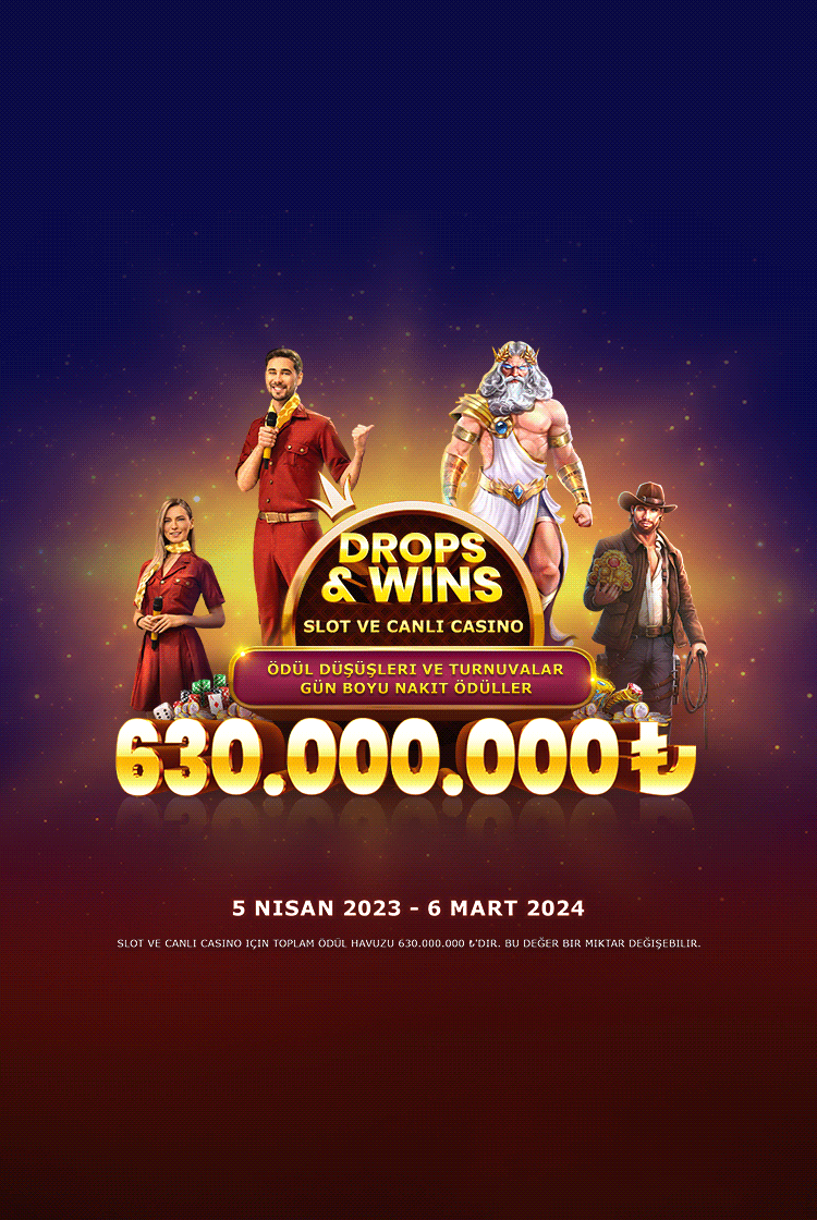 Drops and Wins mobile banner