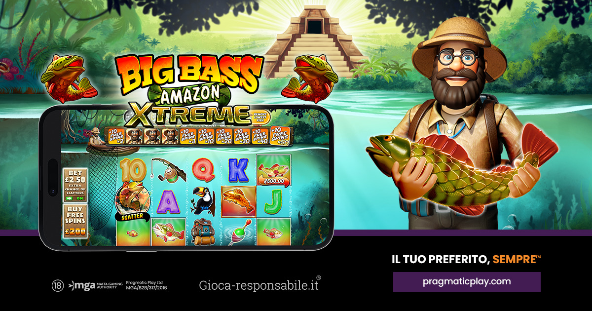 Pragmatic Play va a una battuta pesca in Big Bass Amazon Xtreme
