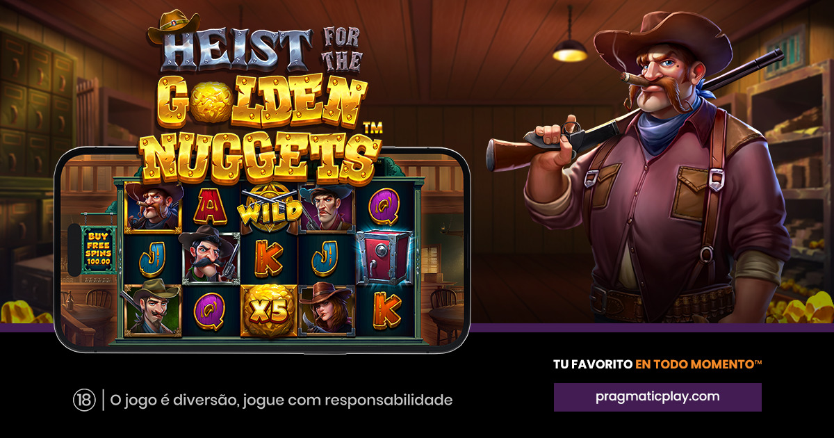 Pragmatic Play lança o slot Heist for the Golden Nuggets