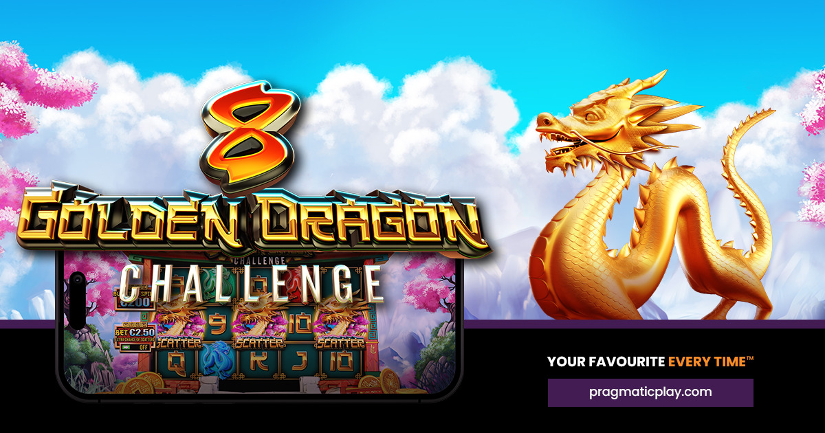 PRAGMATIC PLAY RA MẮT SLOT GAME MỚI: 8 GOLDEN DRAGON CHALLENGE™