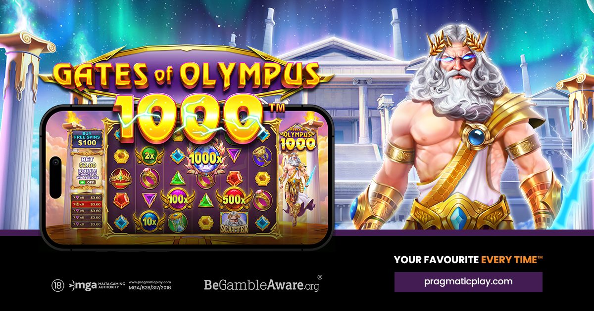 PENGALI YANG BESAR DI RILIS TERBARU PRAGMATIC PLAY GATES OF OLYMPUS 1000 