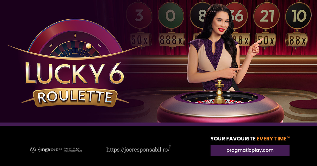 PRAGMATIC PLAY CREȘTE EMOȚIA JOCULUI DE RULETĂ ÎN LUCKY 6 ROULETTE