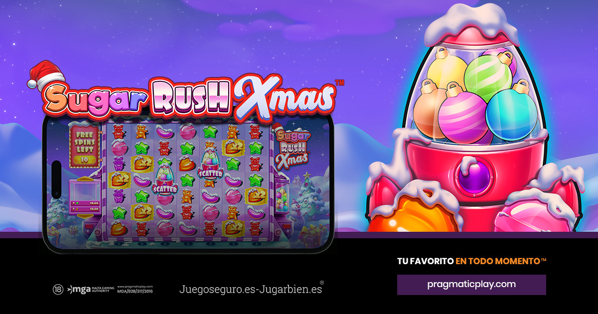 PRAGMATIC PLAY PRESENTA UNA AVENTURA LLENA DE DULCES EN SUGAR RUSH XMAS