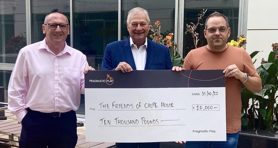 PRAGMATIC PLAY DONATES OF €10,000 TO CALPE HOUSE