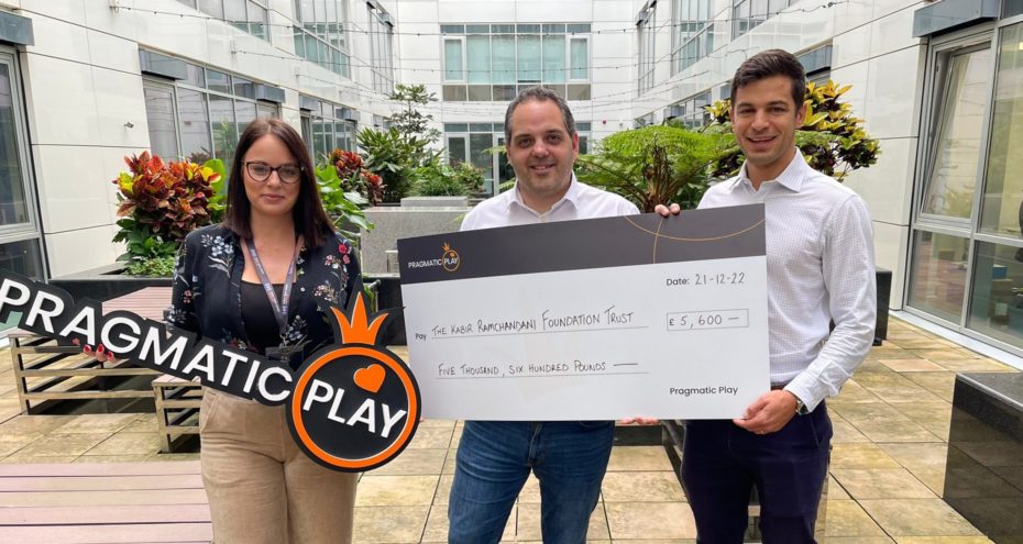 PRAGMATIC PLAY DONATES £5,600 to the Kabir Ramchandani Foundation