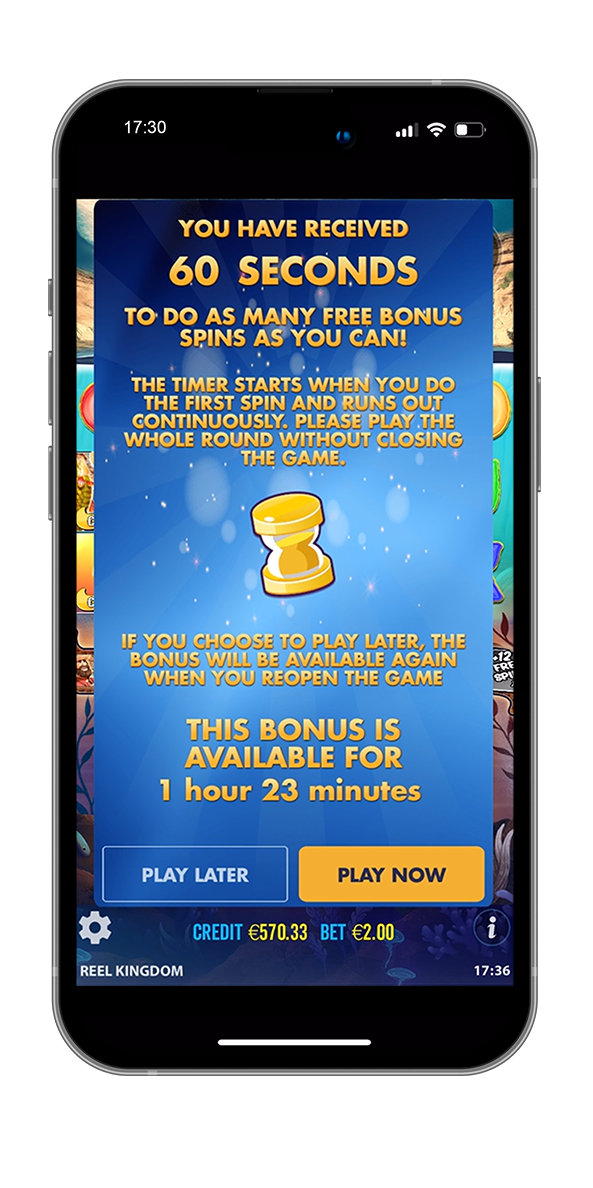 Countdown Free Spins Bonus