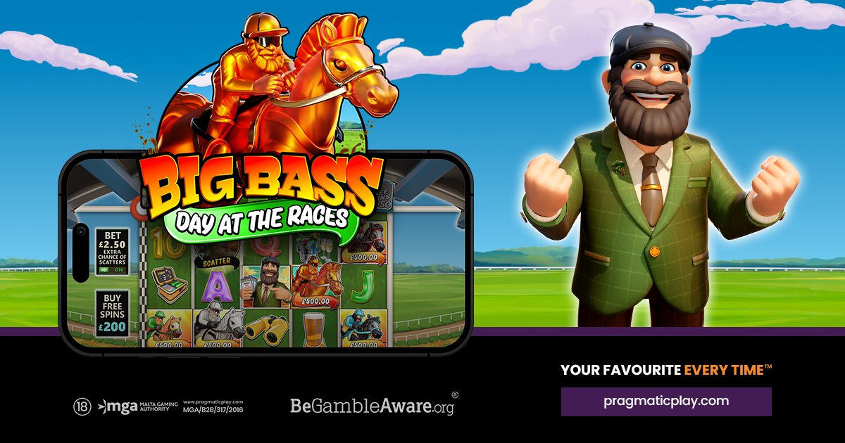 PRAGMATIC PLAY TAKES A TRIP TO THE TRACK IN BIG BASS DAY AT THE RACES