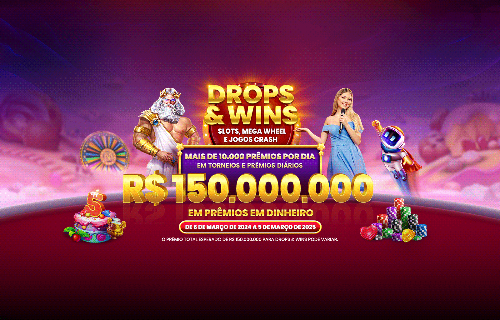 play drops & wins