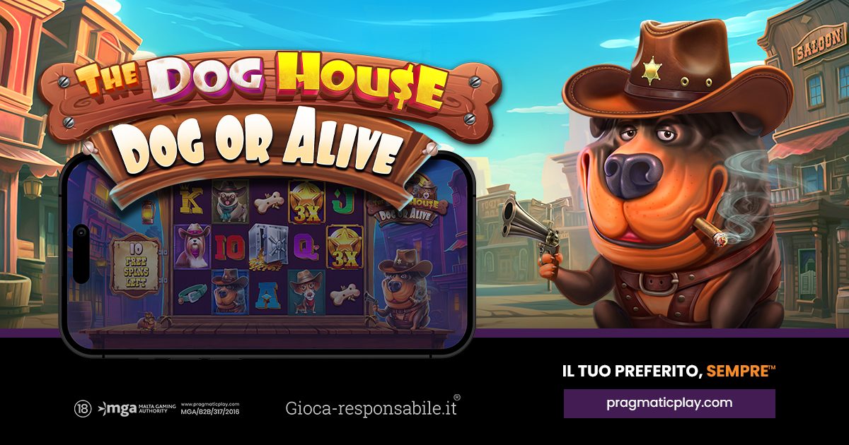 PRAGMATIC PLAY ESPLORA NUOVE FRONTIERE IN THE DOG HOUSE – DOG OR ALIVE