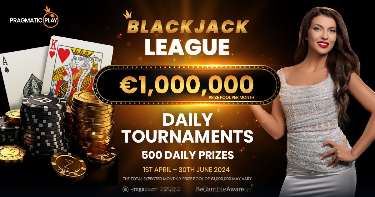 PRAGMATIC PLAY LAUNCHES €1,000,000 MONTHLY BLACKJACK LEAGUE