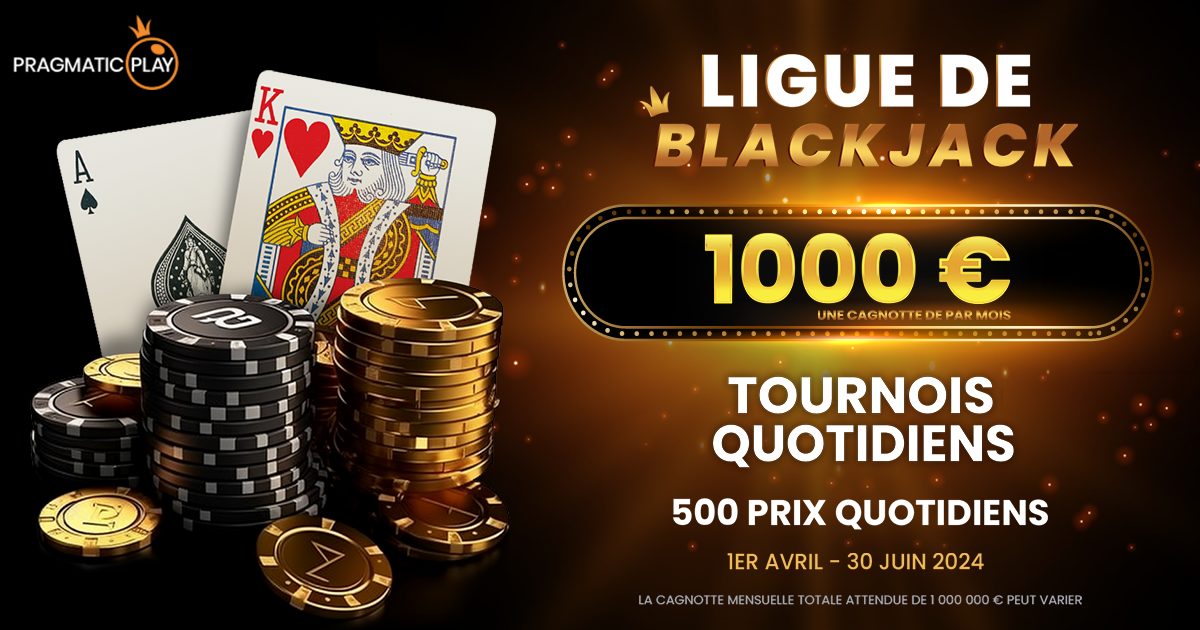 PRAGMATIC PLAY LANCE UNE LIGUE DE BLACKJACK MENSUEL À 1 000 000 €