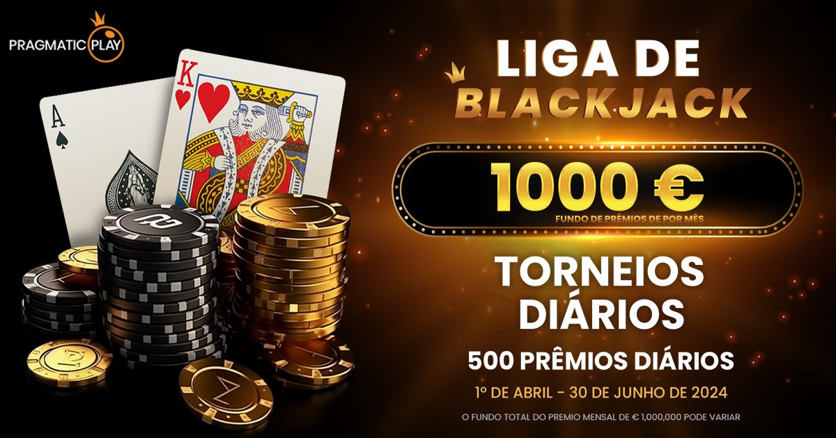 PRAGMATIC PLAY LANÇA LIGA DE BLACKJACK MENSAL DE € 1.000.000