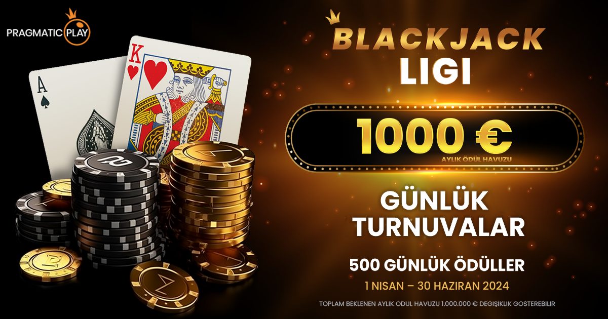 PRAGMATIC PLAY AYLIK 1.000.000 € BLACKJACK LEAGUE BAŞLATIYOR