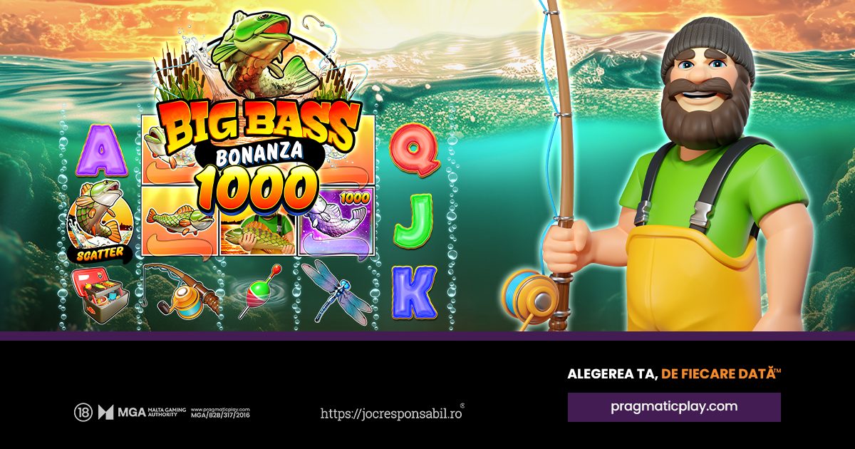 PRAGMATIC PLAY ADUCE MULTIPLICATORI DE TOP ÎN ÎNDRĂGITA SERIE BIG BASS CU BIG BASS BONANZA 1000