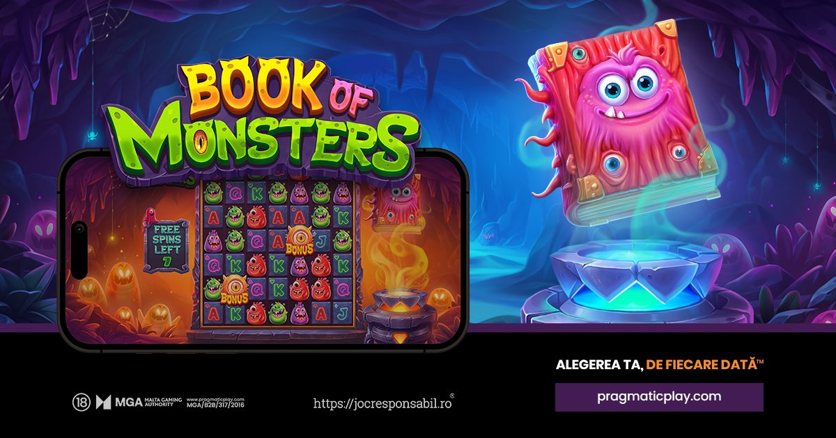 PRAGMATIC PLAY DEZLĂNȚUIE SIMBOLURI SUPRADIMENSIONATE ÎN BOOK OF MONSTERS