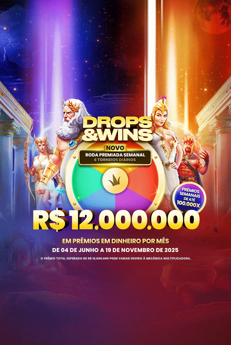 Drops and Wins mobile banner