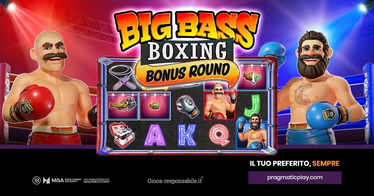 PRAGMATIC PLAY SCENDE NEL RING CON BIG BASS BOXING BONUS ROUND