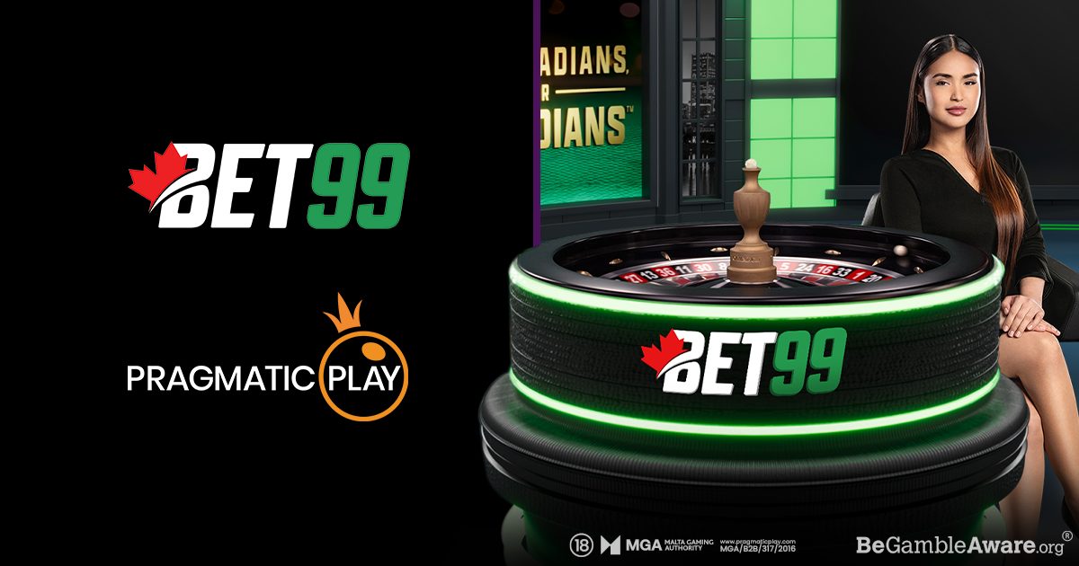 PRAGMATIC PLAY EXPANDS LIVE CASINO OFFERING WITH BET99 IN ONTARIO