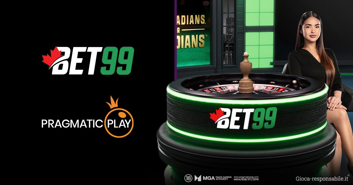 PRAGMATIC PLAY AMPLIA LA SUA OFFERTA DI LIVE CASINO CON BET99 IN ONTARIO