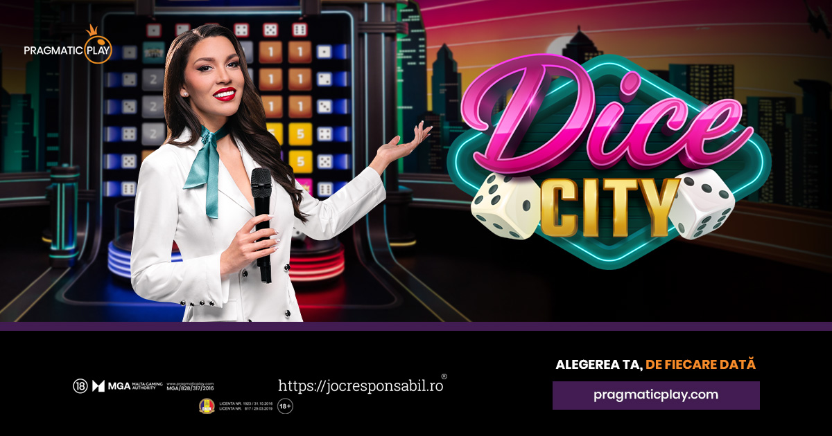 PRAGMATIC PLAY ADUCE UN PLUS DE DINAMISM ÎN CEL MAI NOU JOC LIVE CASINO DIN OFERTĂ – DICE CITY