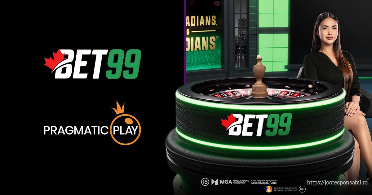 PRAGMATIC PLAY ÎȘI EXTINDE OFERTA DE CAZINO LIVE CU BET99 ÎN ONTARIO