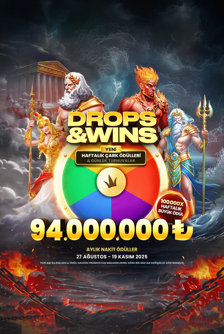 Drops and Wins mobile banner