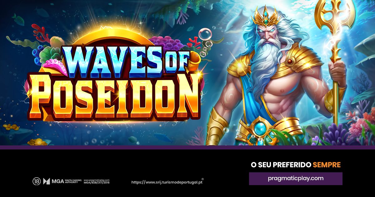 A PRAGMATIC PLAY LANÇA UM TSUNAMI DE MULTIPLICADORES NA WAVES OF POSEIDON