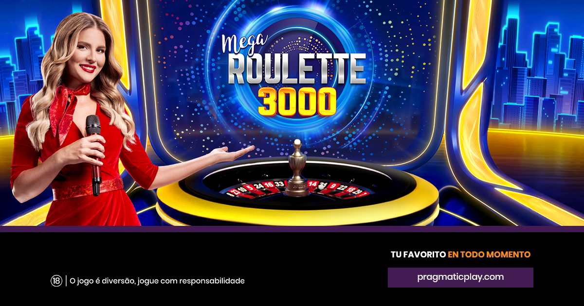 PRAGMATIC PLAY TRANSFORMA UM CLÁSSICO EM MEGA ROULETTE 3000