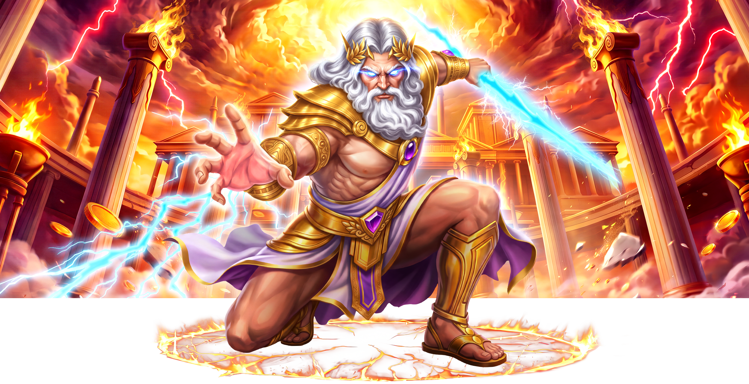 Gates of Olympus 2500 hero banner from Pragmatic Play