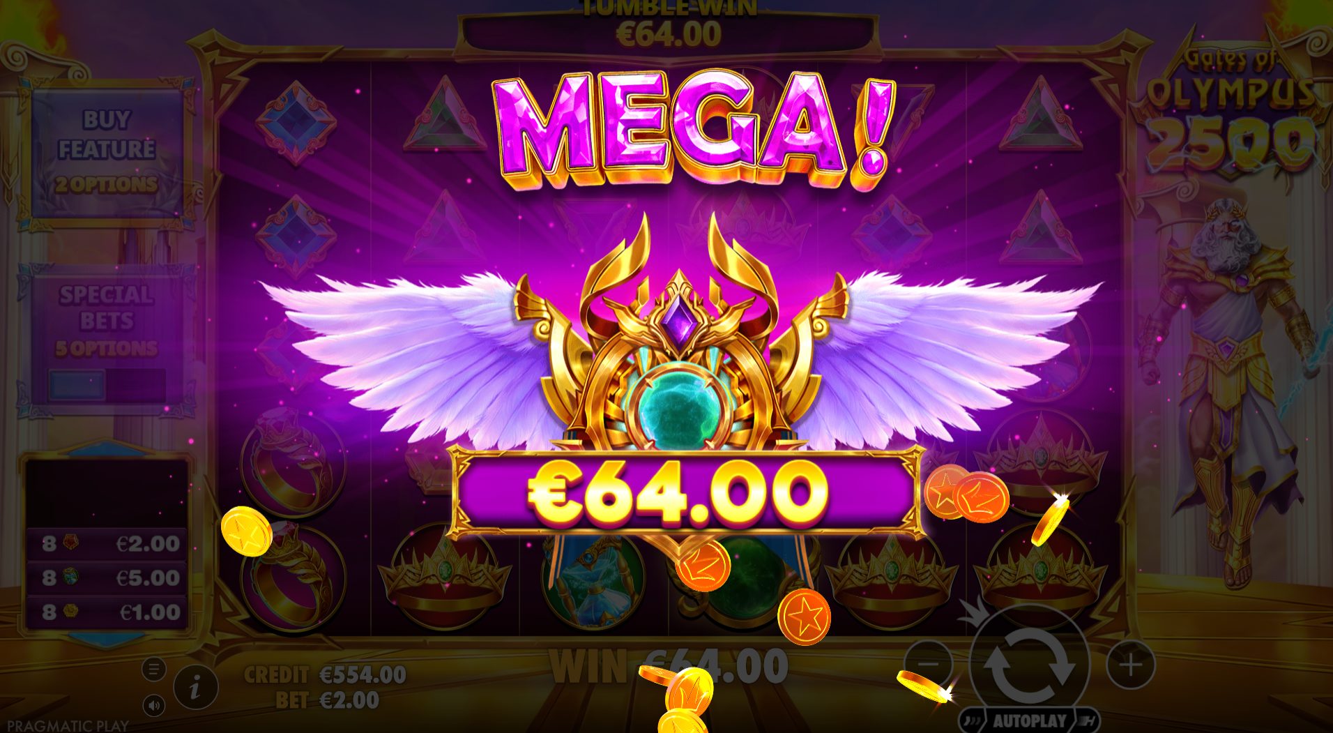 Gates of Olympus 2500 screenshot